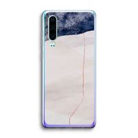 Stone White: Huawei P30 Transparant Hoesje