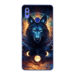 Wolf Dreamcatcher: Honor Note 10 Transparant Hoesje