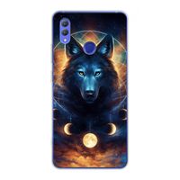Wolf Dreamcatcher: Honor Note 10 Transparant Hoesje