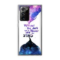 Stars quote: Samsung Galaxy Note 20 Ultra / Note 20 Ultra 5G Transparant Hoesje
