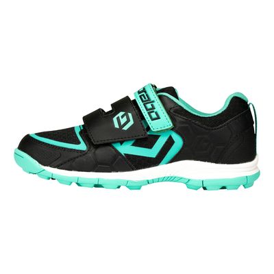 Hockeyschoenen Velcro Zwart Turquoise