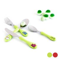 Bestekset Amefa Enfant Metaal Tweekleurig Kleur Fuchsia