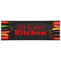 VidaXL Keukenmat wasbaar hot & spicy 60x300 cm
