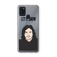 Let It Snow: Samsung Galaxy A21s Transparant Hoesje Let It Snow: Samsung Galaxy A21s Transparant Hoesje