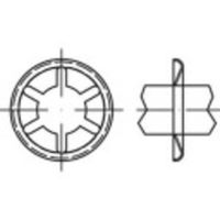 TOOLCRAFT 159386 As-klemringen Buitendiameter: 25 mm 88122 Verenstaal Gebruineerd 250 stuk(s) - thumbnail