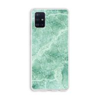 Groen marmer: Galaxy A51 4G Transparant Hoesje