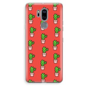 Mini cactus: LG G7 Thinq Transparant Hoesje