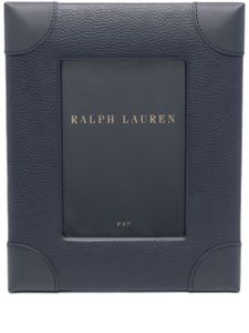 Ralph Lauren Home cadre photo Ryan en cuir - Bleu