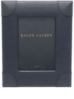 Ralph Lauren Home cadre photo Ryan en cuir - Bleu