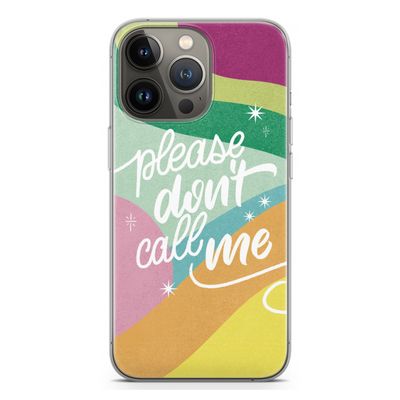 Don't call: iPhone 13 Pro Transparant Hoesje