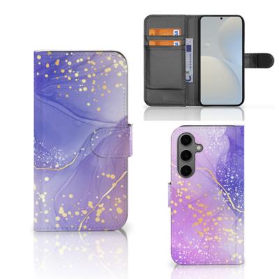 Hoesje voor Samsung Galaxy S25 Watercolor Paars