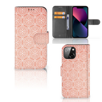 iPhone 13 Mini Telefoon Hoesje Pattern Orange - thumbnail