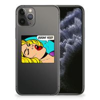 Apple iPhone 11 Pro Silicone Back Cover Popart Oh Yes - thumbnail