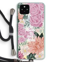 Kindness matters: Pixel 5a 5G Transparant Hoesje met koord