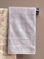 Badstof handdoek Van Cawö zilverkleur - thumbnail
