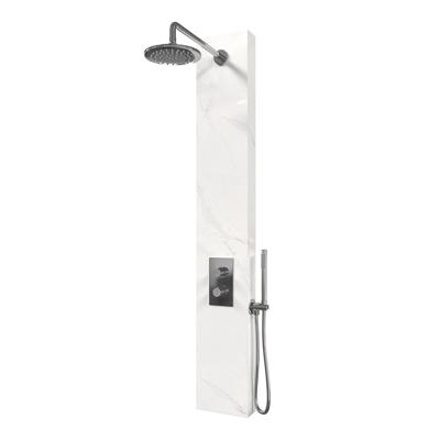 Thermostatisch Douchepaneel Brauer Chrome Edition Calacatta Gold Set 01 Brauer