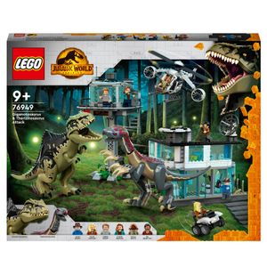 LEGO Jurassic World 76949 giganotosaurus & therizinosaurus aanval