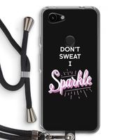 Sparkle quote: Pixel 3a Transparant Hoesje met koord Sparkle quote: Pixel 3a Transparant Hoesje met koord