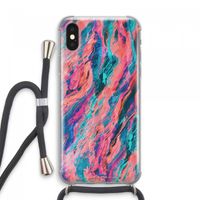 Electric Times: iPhone XS Max Transparant Hoesje met koord