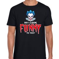 Do I look funny to you halloween verkleed t-shirt zwart voor heren
