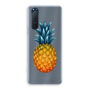 Grote ananas: Sony Xperia 5 II Transparant Hoesje