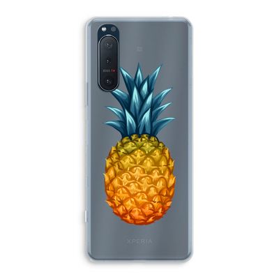Grote ananas: Sony Xperia 5 II Transparant Hoesje