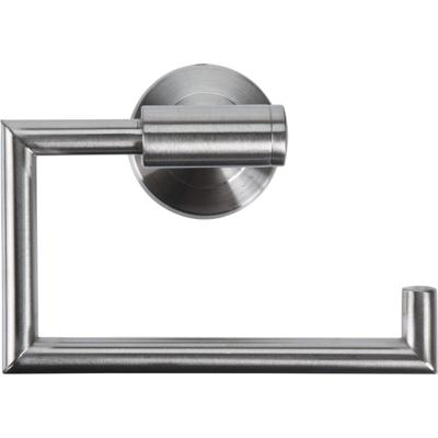 Toiletrolhouder - 15 cm - RVS zilver - wc-rol houder - houder voor toiletrollen/toiletpapier