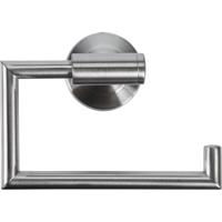 Toiletrolhouder - 15 cm - RVS zilver - wc-rol houder - houder voor toiletrollen/toiletpapier