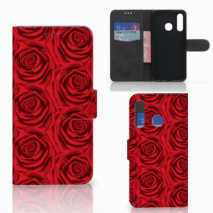 Huawei P30 Lite (2020) Hoesje Red Roses