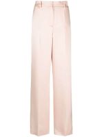 Magda Butrym pantalon en soie à coupe ample - Rose