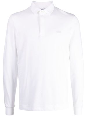 Lacoste polo Smart Paris à patch logo - Blanc