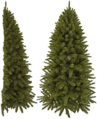Triumph Tree Forest frosted halve kunstkerstboom groen 215cm