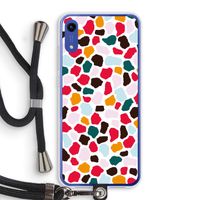 Colored Giraffe: Honor Play 8A Transparant Hoesje met koord Colored Giraffe: Honor Play 8A Transparant Hoesje met koord