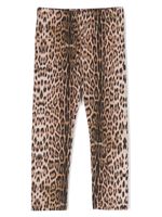 Roberto Cavalli Junior legging à imprimé animalier - Tons neutres