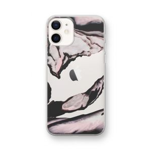 Roze stroom: iPhone 12 mini Transparant Hoesje
