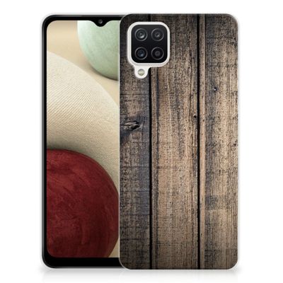 Samsung Galaxy A12 Bumper Hoesje Steigerhout Samsung Galaxy A12 Bumper Hoesje Steigerhout
