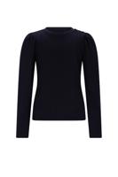 NoNo winter jersey t-shirt meisjes - navy blauw - Kiva - gebreid
