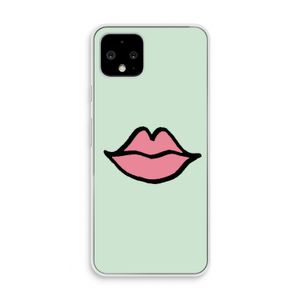 Kusje: Pixel 4 Transparant Hoesje