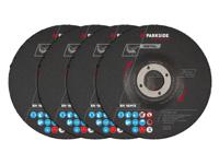 PARKSIDE PERFORMANCE Slijpschijven 125 mm (Slijpschijven 4 stuks)