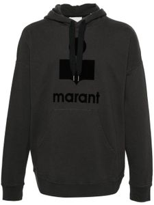 MARANT hoodie Miley à logo floqué - Gris