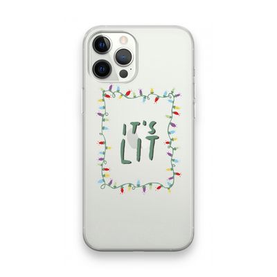 It's Lit: iPhone 12 Pro Max Transparant Hoesje