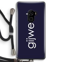 Gijweet: Xiaomi Mi Mix 2 Transparant Hoesje met koord