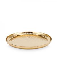 Vtwonen Plate metal gold 22 cm - thumbnail