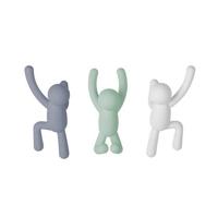 Umbra Buddy Kapstokhaken - Set van 3 - Multicolor