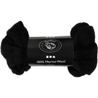 Creativ Company Merino wol, dikte 21 my, zwart, 100 gr/ 1 doos