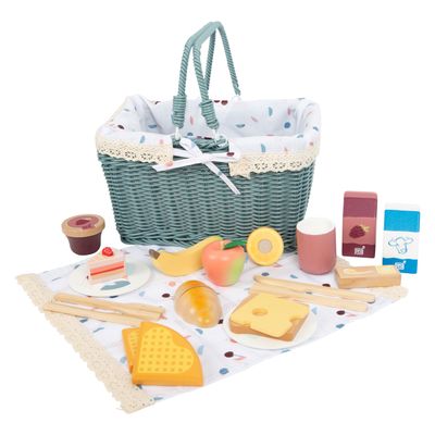 Small Foot picknickset met houten speeleten tasty, 26dlg.