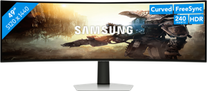 Samsung Odyssey LS49CG934SUXEN computer monitor 124,5 cm (49") 5120 x 1440 Pixels DQHD OLED Zilver