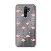 Anything Flamingoes: Xiaomi Redmi 9 Transparant Hoesje