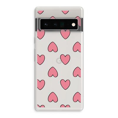 Ondersteboven verliefd: Google Pixel 6 Pro Transparant Hoesje