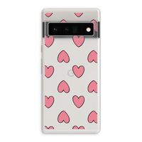 Ondersteboven verliefd: Google Pixel 6 Pro Transparant Hoesje